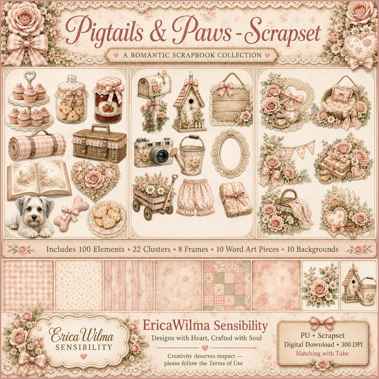 (image for) EW AI Pigtais and Paws - Scrapset 2026